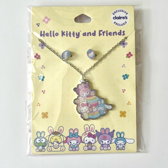 (kid’s) 🏷️ hello kitty & friends matching necklace & earrings set - Picture 9 of 11
